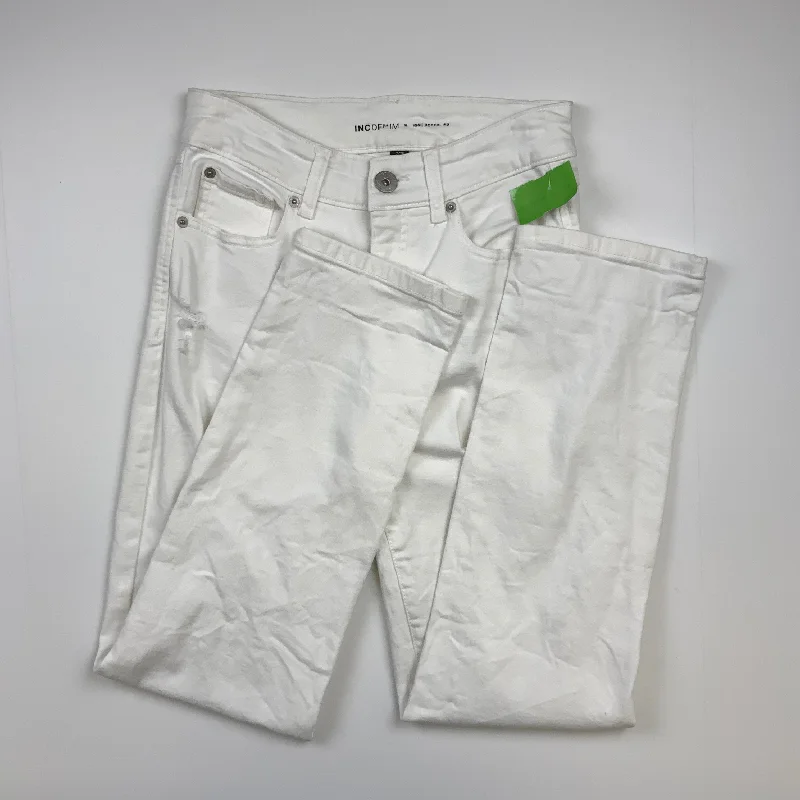 White Denim Jeans Boyfriend Inc, Size 2