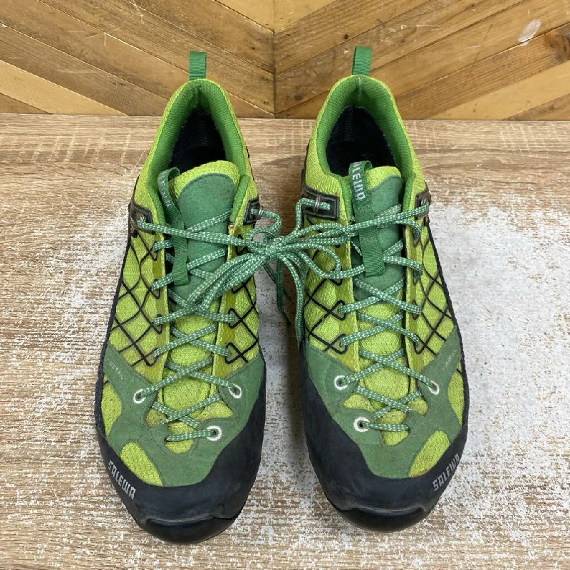 Salewa - Men's Firetail GTX Approach Shoes - MSRP $220: Green / Grey-men-M12