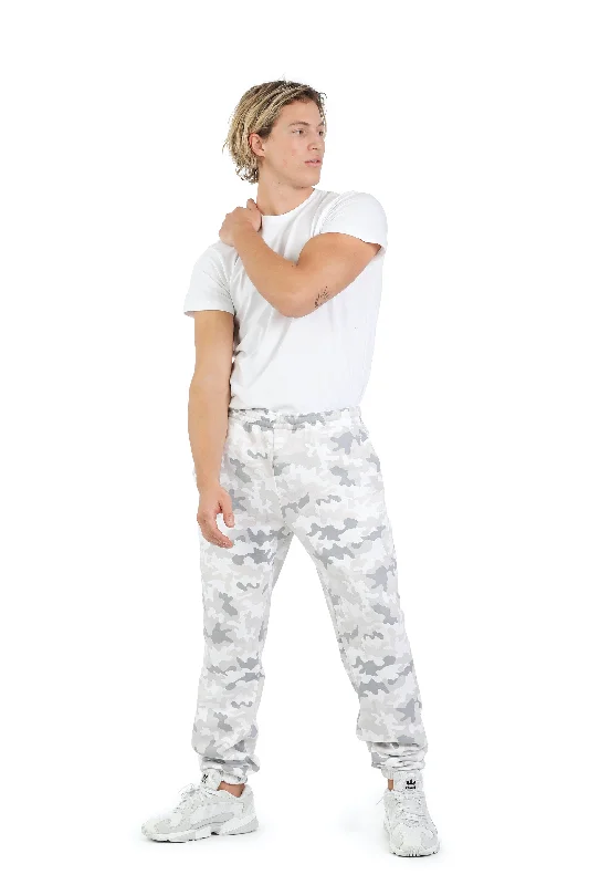 Men's jogger in White camo