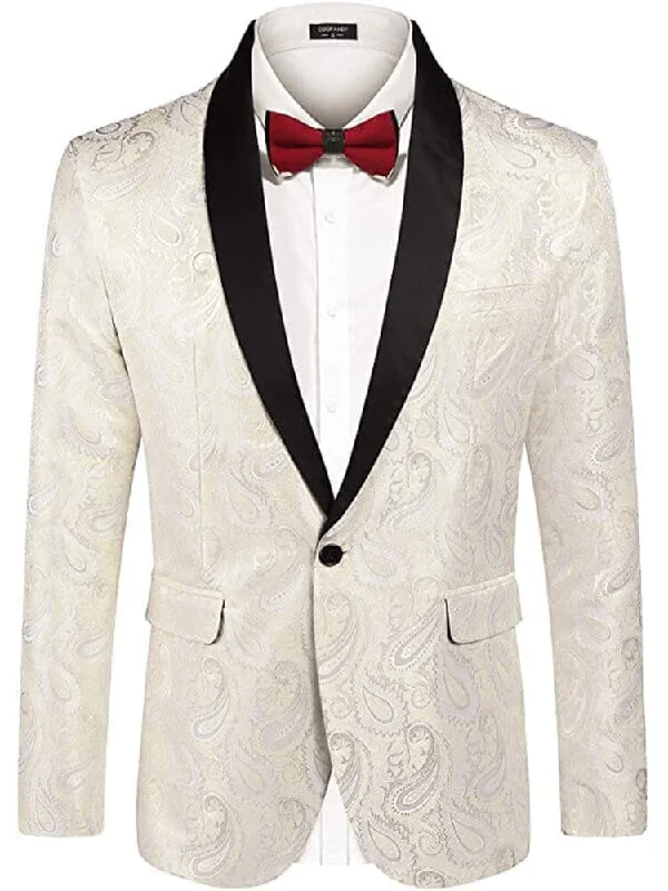 Paisley Shawl Lapel Blazer (US Only)