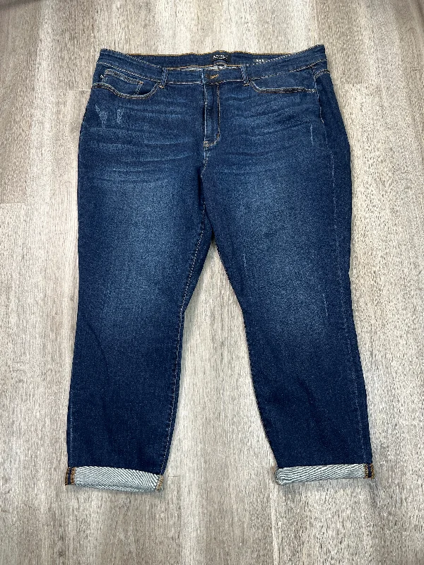 Jeans Straight By Judy Blue In Blue Denim, Size: 24