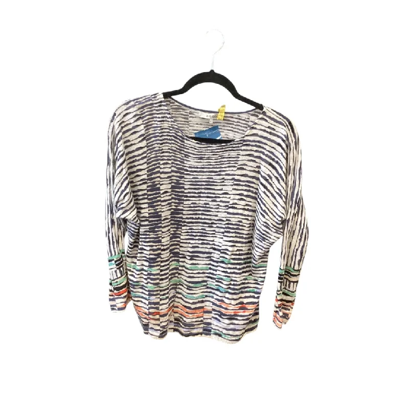 Top Long Sleeve By Zozo In Multi-colored, Size: L