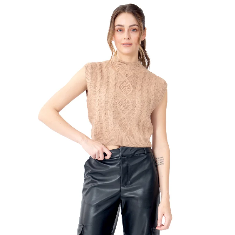 CHALECO PARA MUJER BRAIDED KNIT FOREVER 21