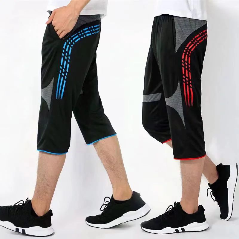 Unisex Soccer Goalkeeper Pants/Running Athletic 3 Quarter Trousers