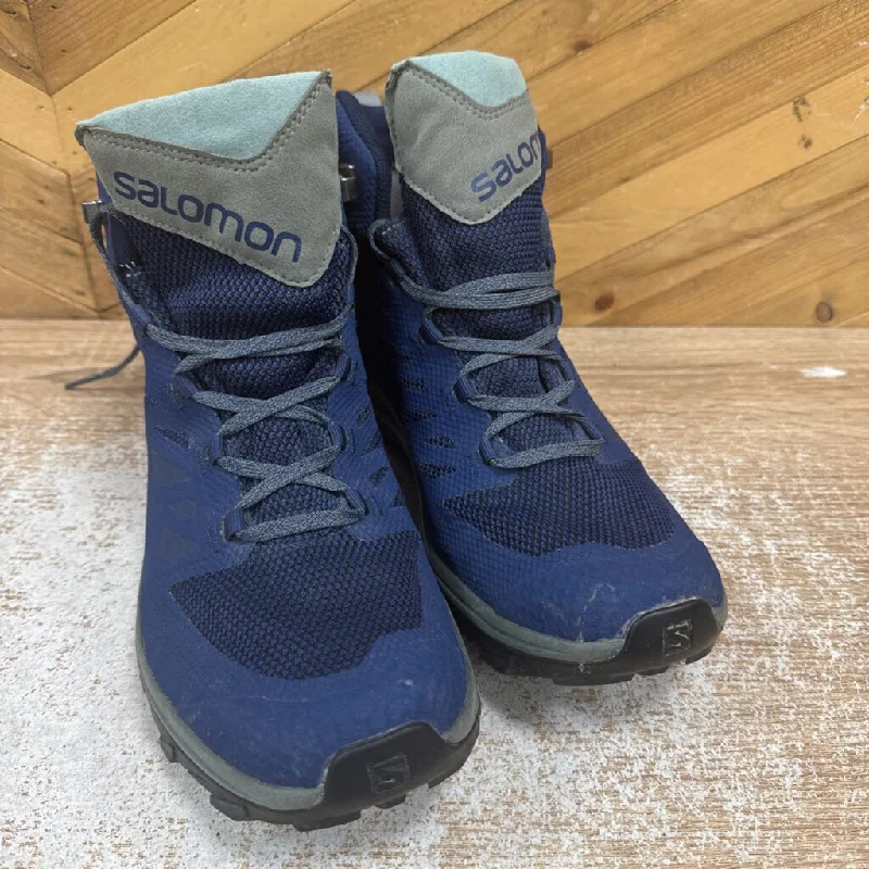 Salomon- outline mid gtx boot- MSRP $230: Blue -men-11