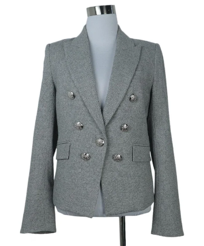 Veronica Beard Grey Wool Blazer sz 4