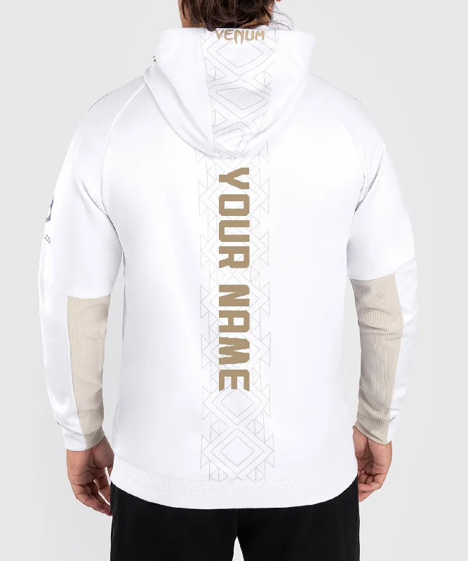 UFC Noche by Venum Personalized Authentic Fight Night Men's Walkout Hoodie - White