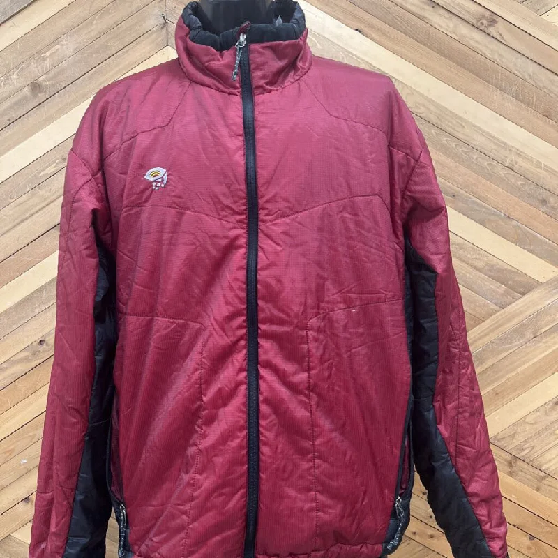 Mountain Hardwear - Men's Lightweight PrimaLoft Jacket - MSRP $330: Red/Black-men-XL