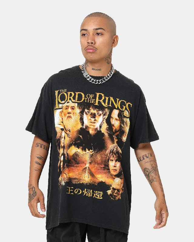 American Thrift X Lord Of The Rings Return Of The King Vintage T-Shirt Washed Black