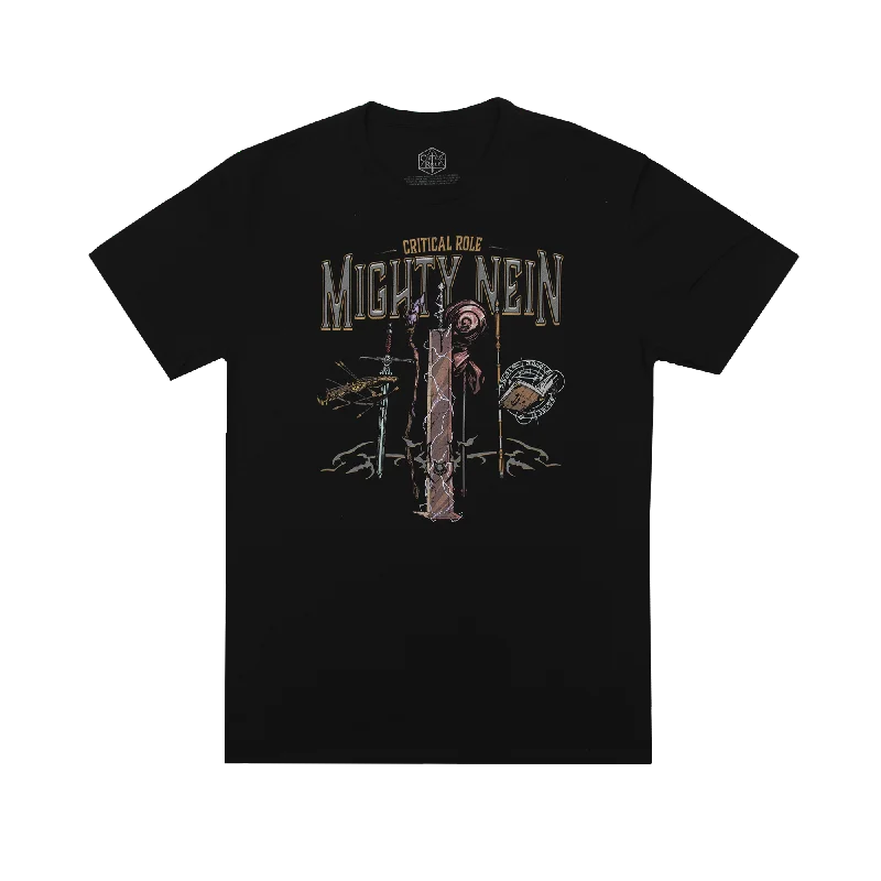 Mighty Nein Weapons Black Tee