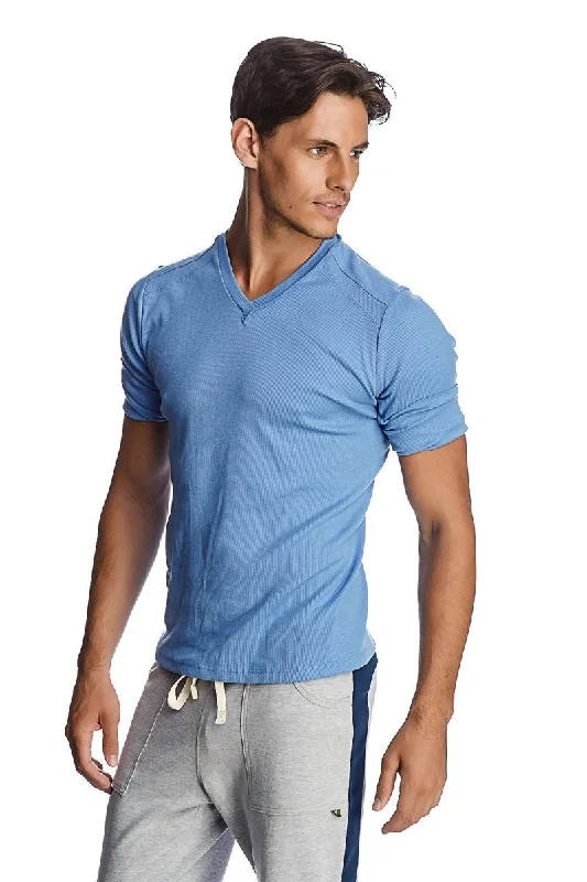 Hybrid V-Neck (Ice Blue)