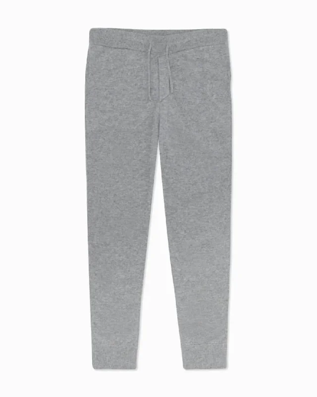 Men's Joggers In Light Heather Grey