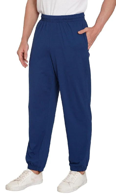 Men's Knit Pants – Pull On Elastic Waist for Effortless Dressing and Relaxed Comfort