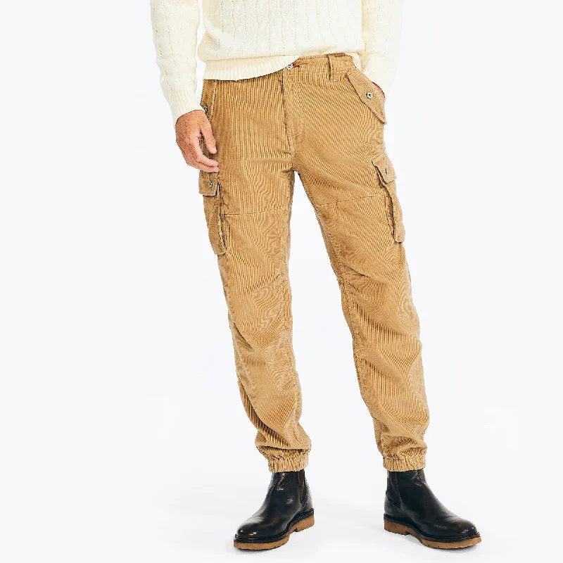 Nautica Mens Corduroy Cargo Jogger